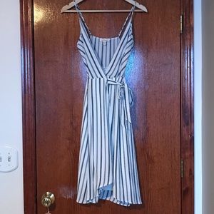 Mid length wrap dress!